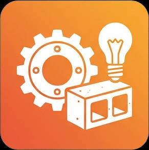 Industrial interior design style icon