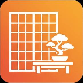 Japanese Zen interior design style icon